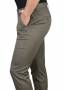 Green Fabric Navy Patterned Casual Trousers